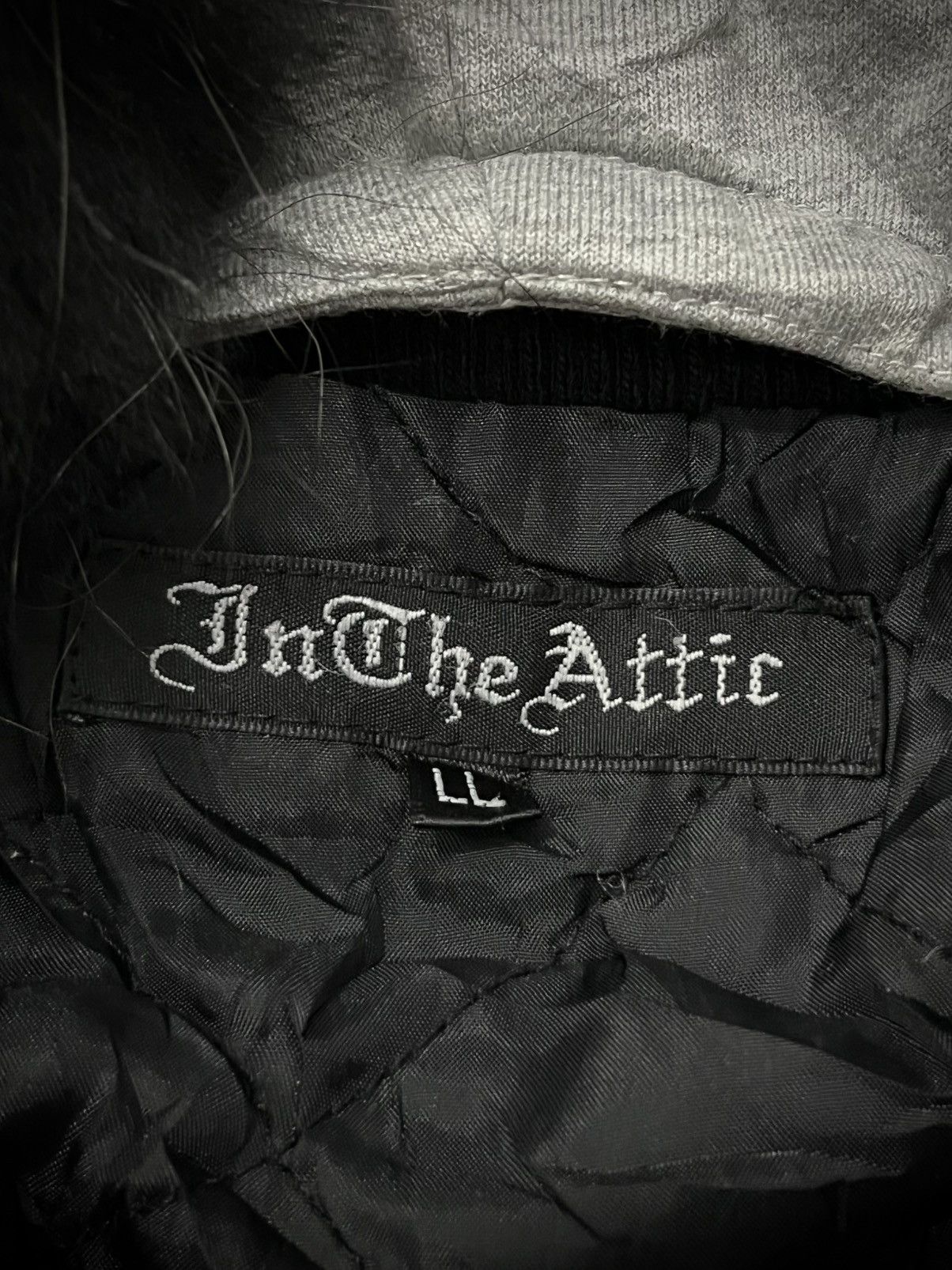In The Attic 2000s Rare In The Attic Zip Fur Hood Jacket Size US M / EU 48-50 / 2 - 8 Thumbnail
