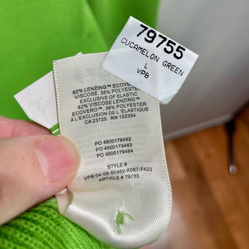 Aritzia Wilfred Cove Dress in Cucamelon Green Size L Size L / US 10 / IT 46 - 6 Thumbnail