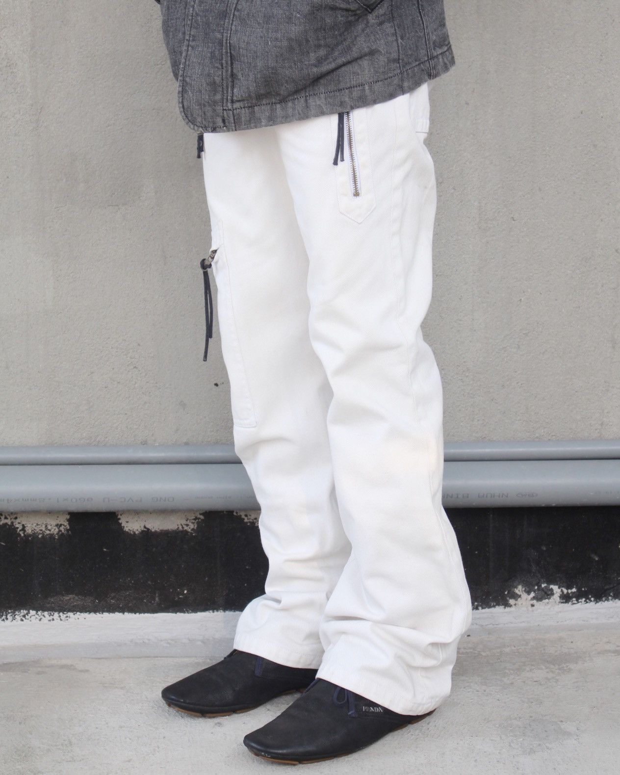 If Six Was Nine 1990S BA-TSU STUDIO DESIGNED BY RUKI MATSUMOTO JEANS Size US 30 / EU 46 - 2 Thumbnail