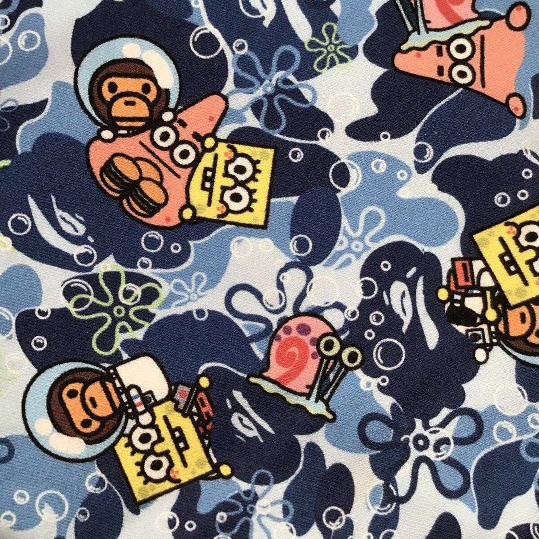 Bape BAPE × SpongeBob Milo Sweat Shorts a bathing ape ★size M Size US 32 / EU 48 - 2 Thumbnail