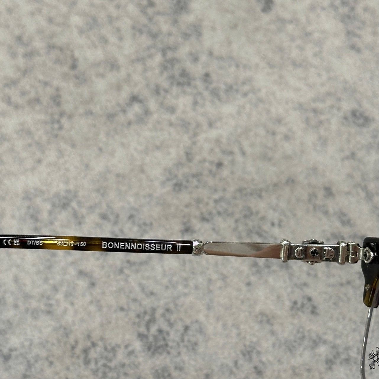 Chrome Hearts CHROME HEARTS BONENNOISSEUR II Dark Tortoise/Shiny Silver Size ONE SIZE - 7 Thumbnail