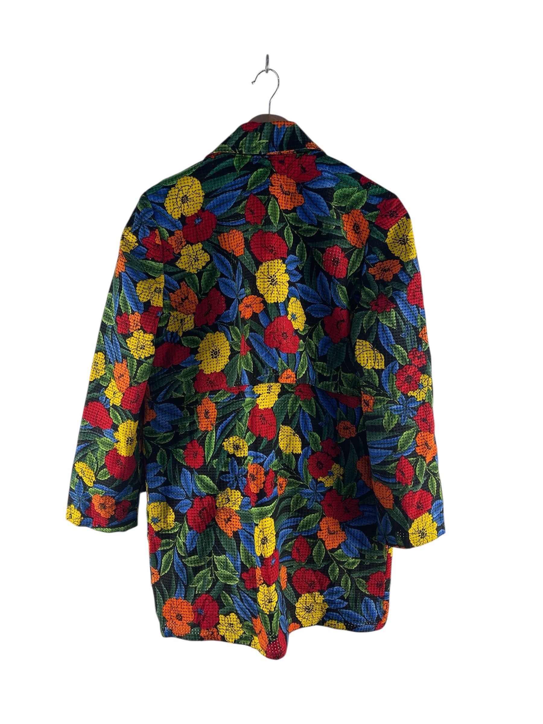 Other Vintage JJ Collection Floral Pattern Jacket Size S / US 4 / IT 40 - 2 Thumbnail