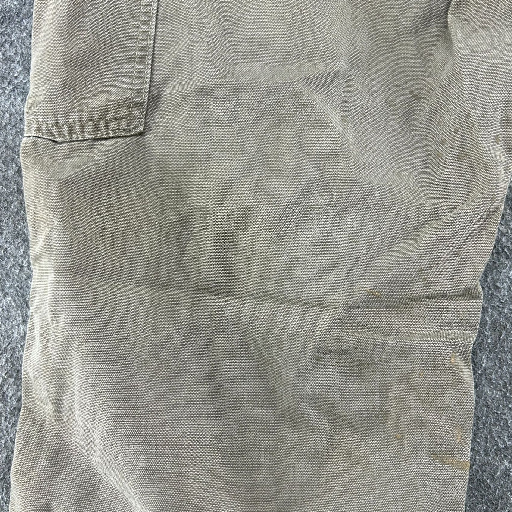 Carhartt VINTAGE Carhartt Pants Mens 32x34 Brown Carpenter Canvas Loose Fit Workwear Distressed Size US 32 / EU 48 - 3 Thumbnail