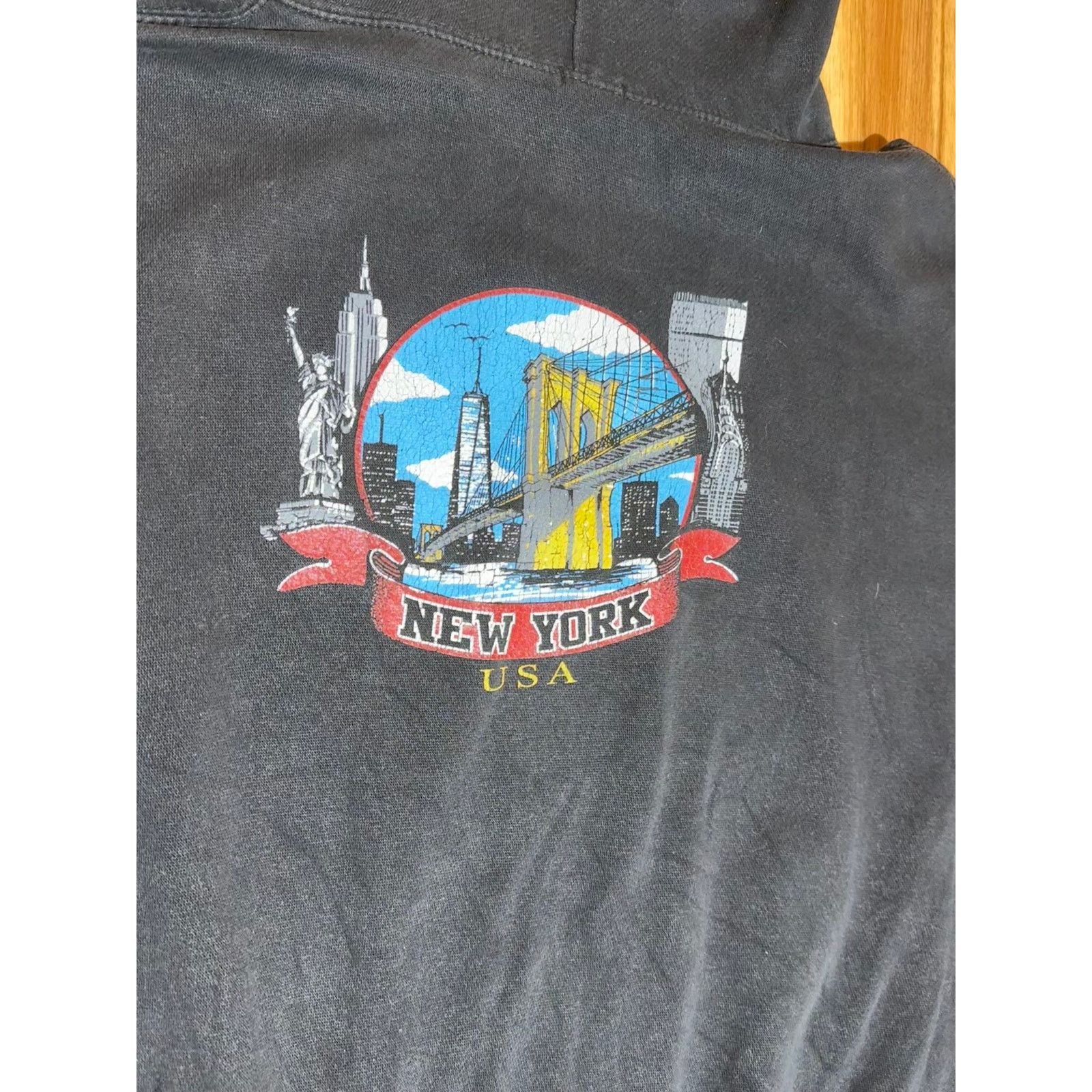 & Other Stories New York USA Black Hoodie Size XL Size US XL / EU 56 / 4 - 8 Thumbnail