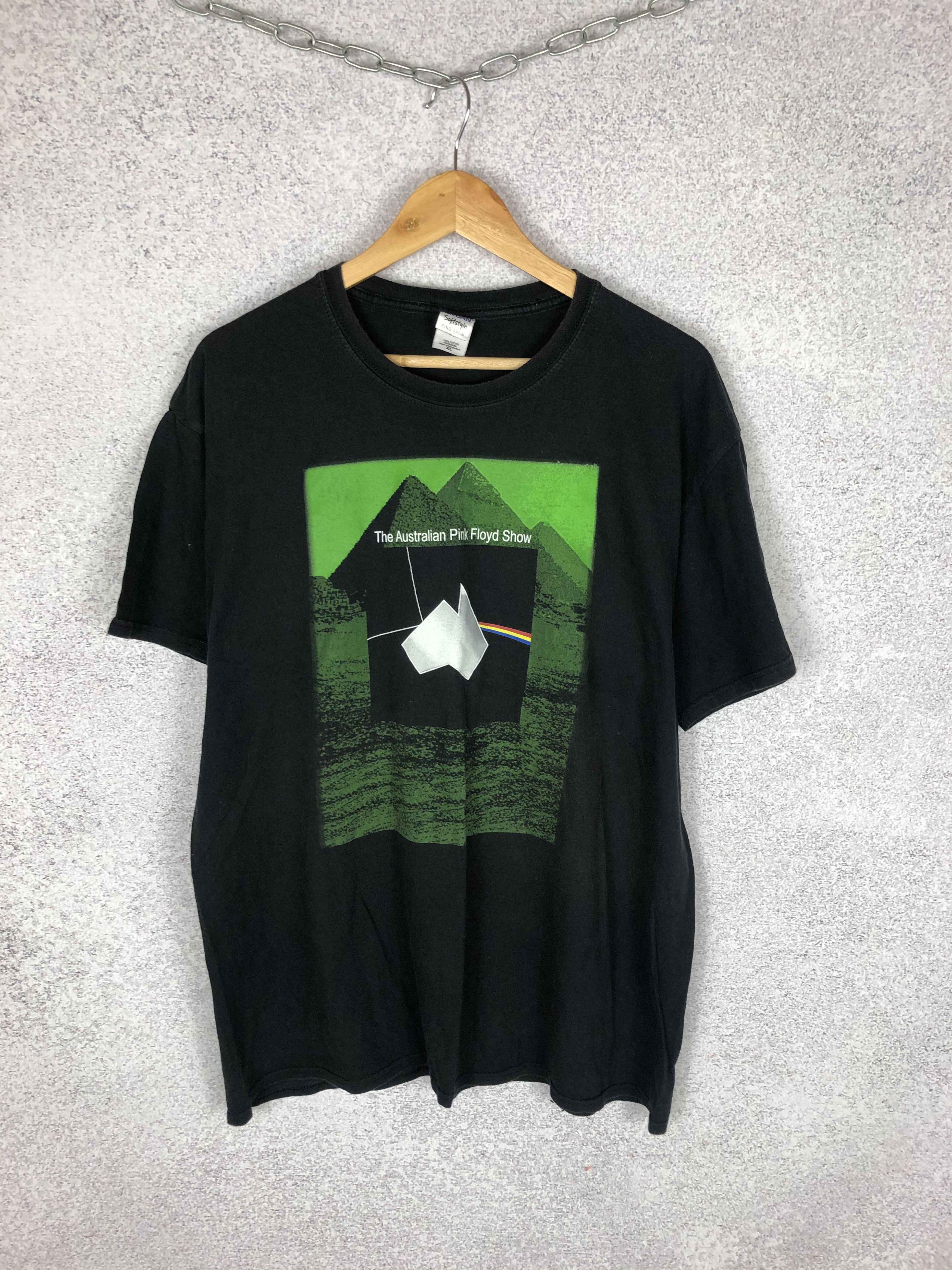 Vintage Pink Floyd Australia Show Rock Band Tee Tour T shirt