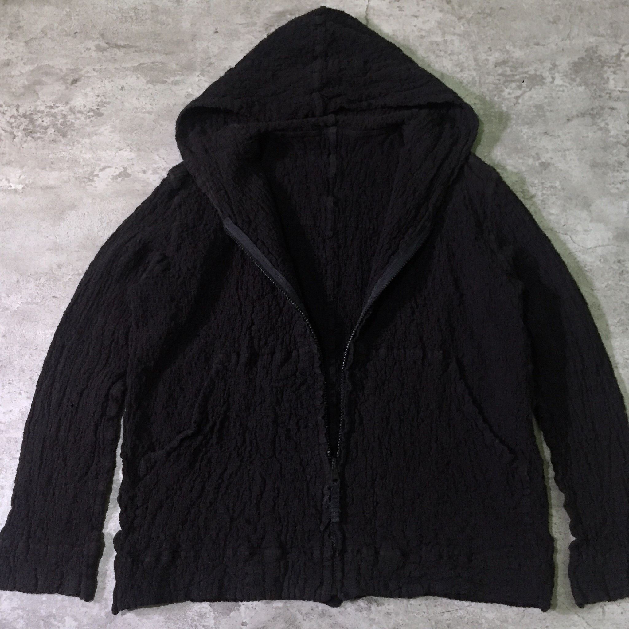 Issey Miyake Archive Issey Miyake Me Textured Cringkle Zip Hoodie Size US M / EU 48-50 / 2 - 4 Thumbnail