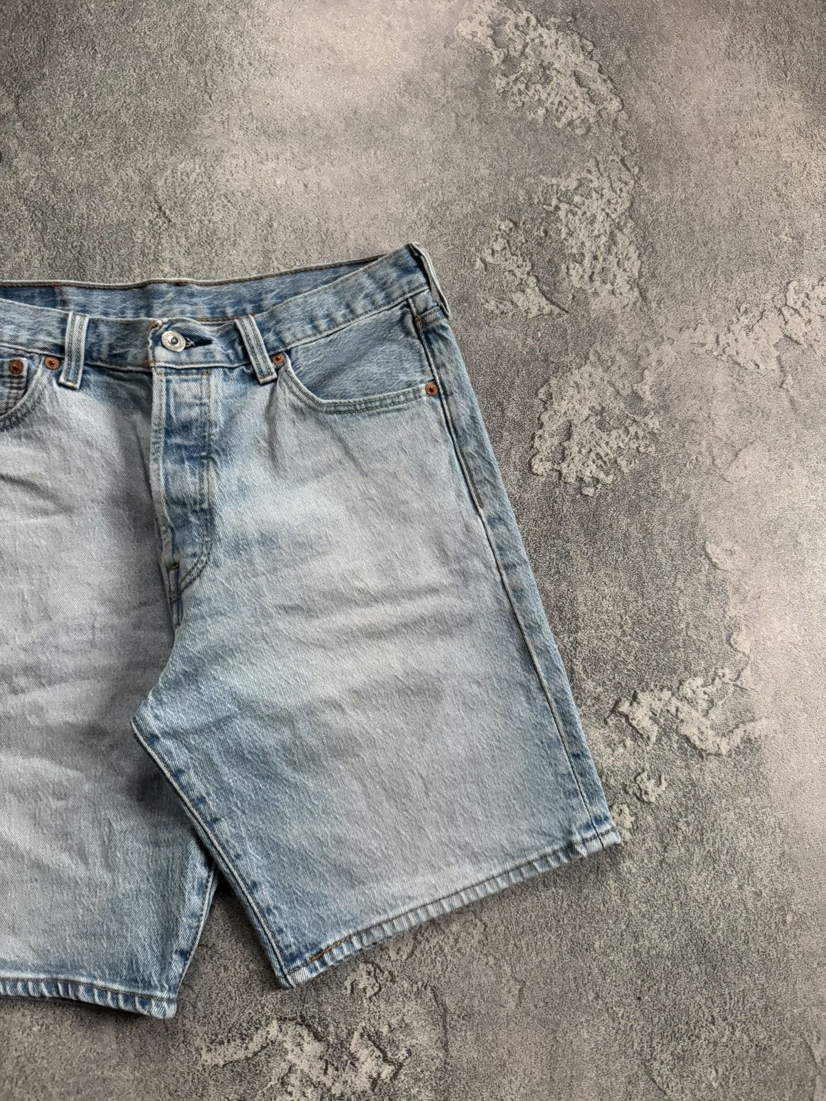 Levi's Levi’s 501 W30 denim blue shorts 🩳 casual Levis Size US 30 / EU 46 - 8 Thumbnail