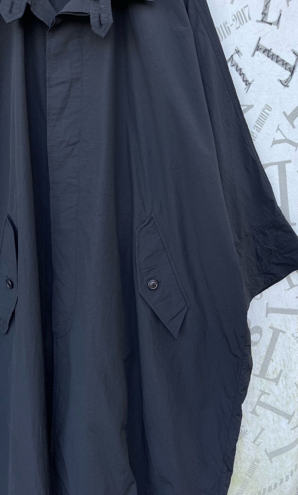 Issey Miyake 🔥A/W 1980'S ISSEY MIYAKE PERMANENTE OVERSIZED COAT JACKET Size US M / EU 48-50 / 2 - 13 Thumbnail