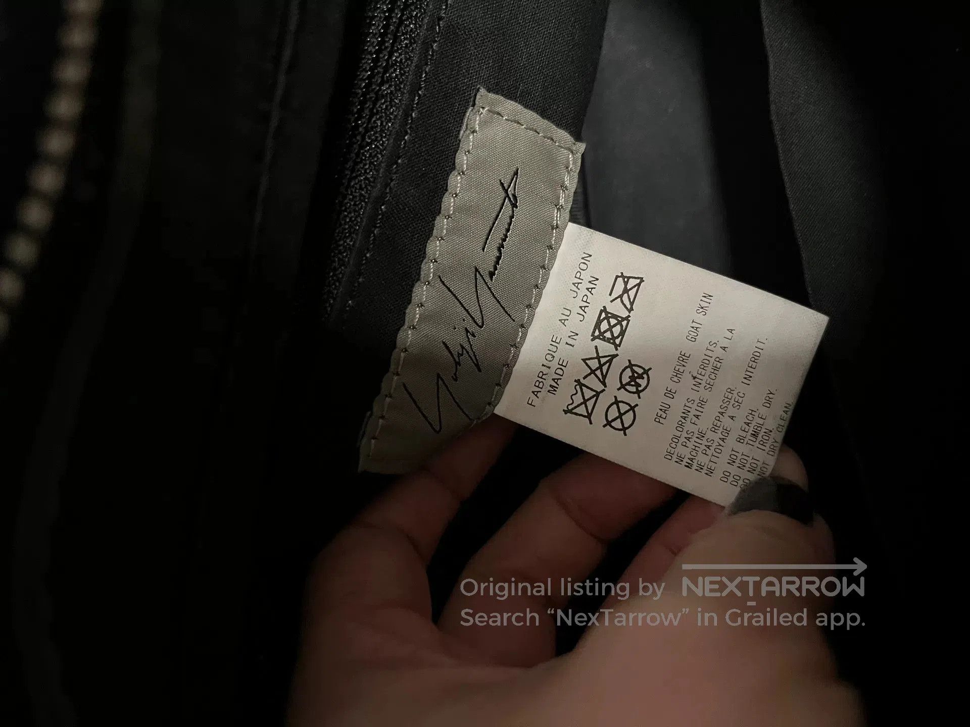 Yohji Yamamoto Yohji Yamamoto Zip Handbag. Size ONE SIZE - 7 Thumbnail
