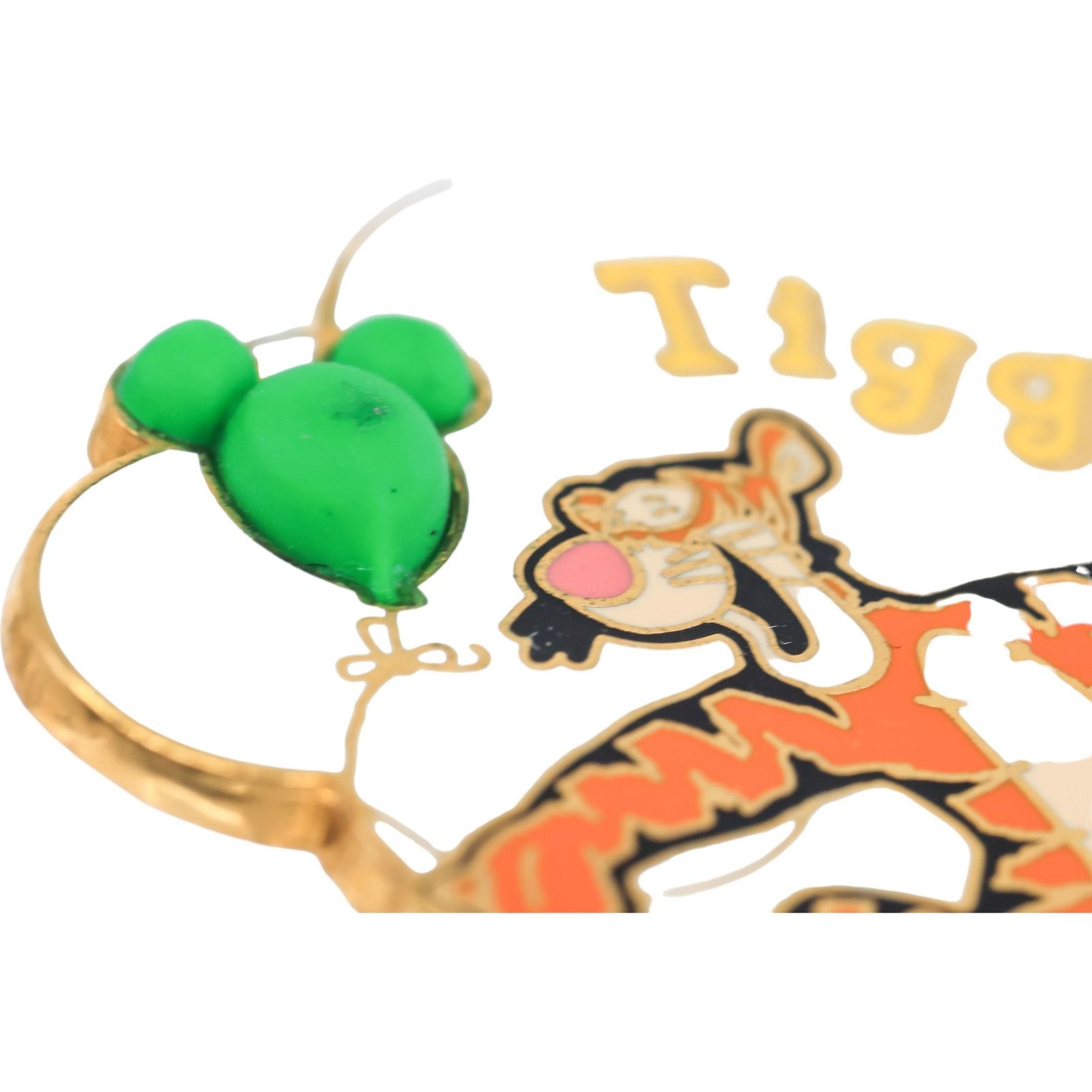 Disney × Mickey Mouse Disney 2002 Free-D Tigger Skipping in Cloud w/ Balloon Pin Size ONE SIZE - 4 Thumbnail