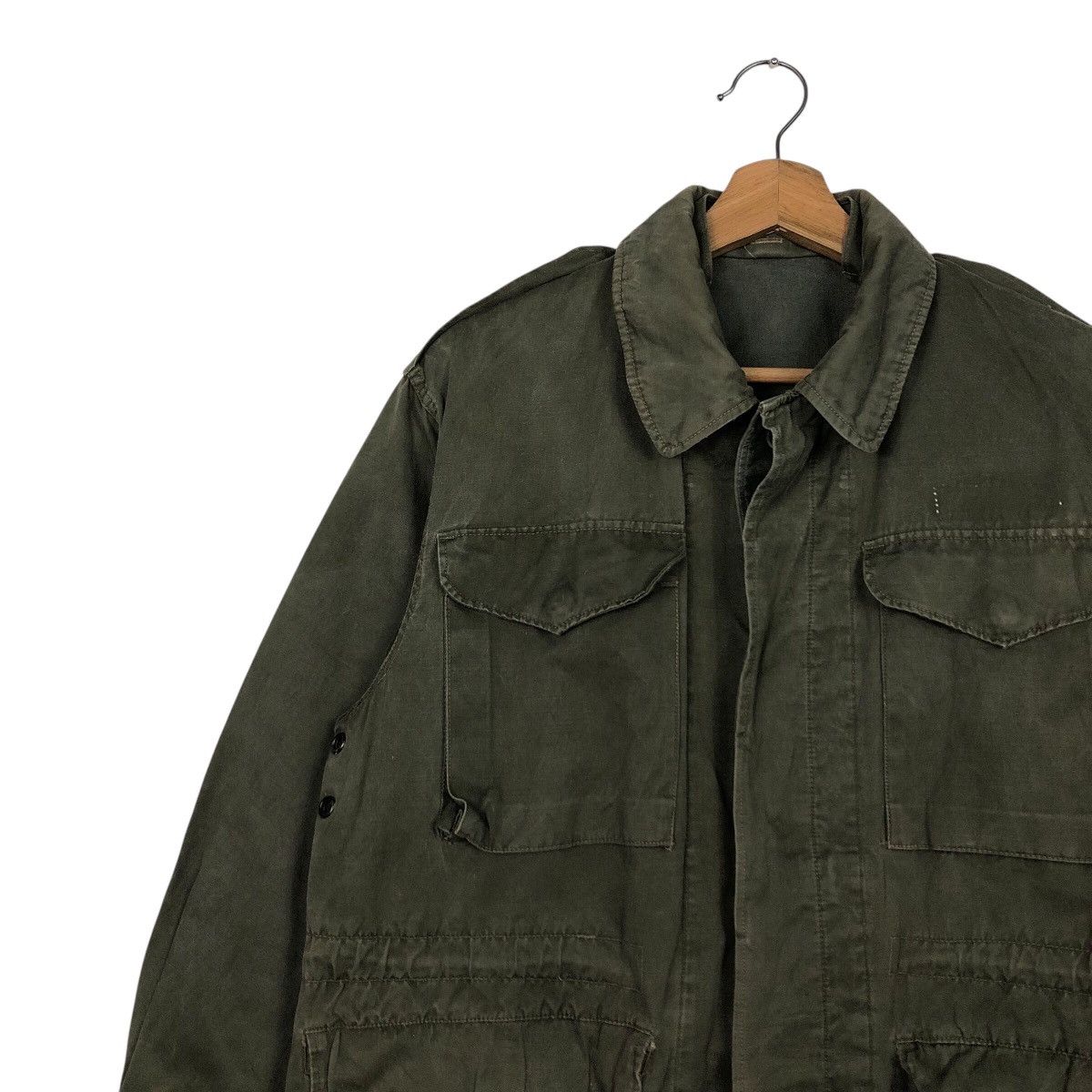 Vintage 📌Vintage Chore Work Military Jacket Buzz Rickson's Size US M / EU 48-50 / 2 - 8 Thumbnail