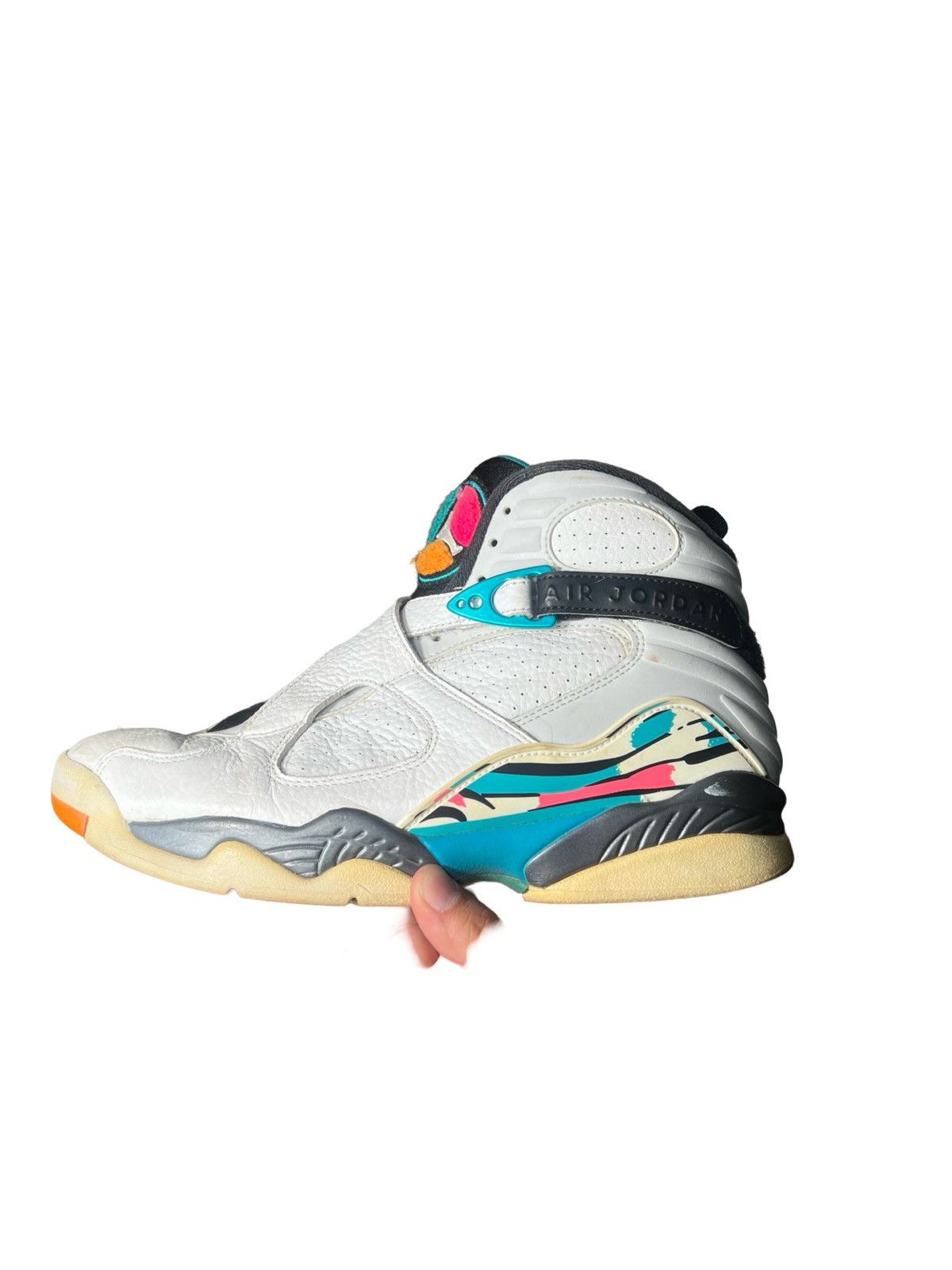 Jordan Brand 2018 Air Jordan Retro 8 South Beach Men’s Size 8.5 Size US 8.5 / EU 41-42 - 5 Thumbnail