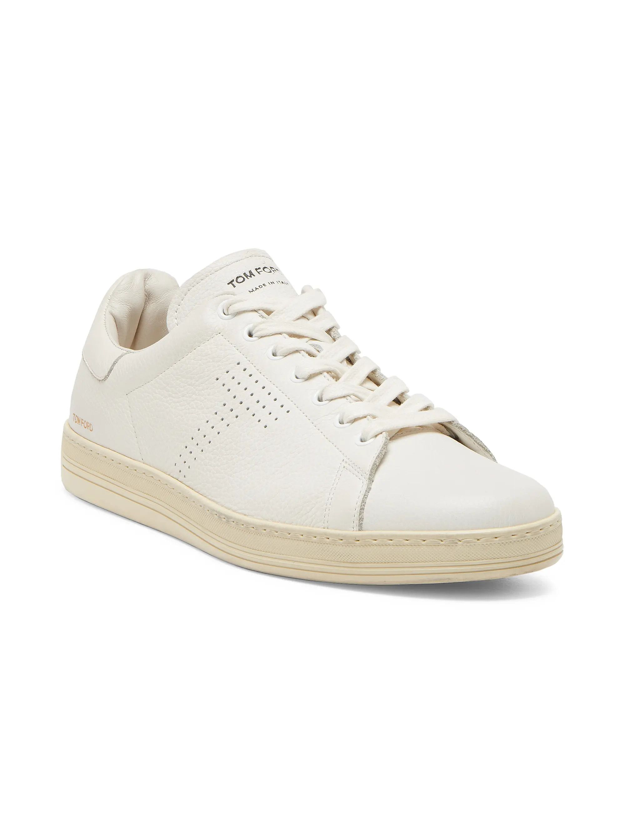 Tom Ford os11x0226 Size: 12 TF / Grain Leather Low-Top Sneakers Size US 12 / EU 45 - 2 Thumbnail