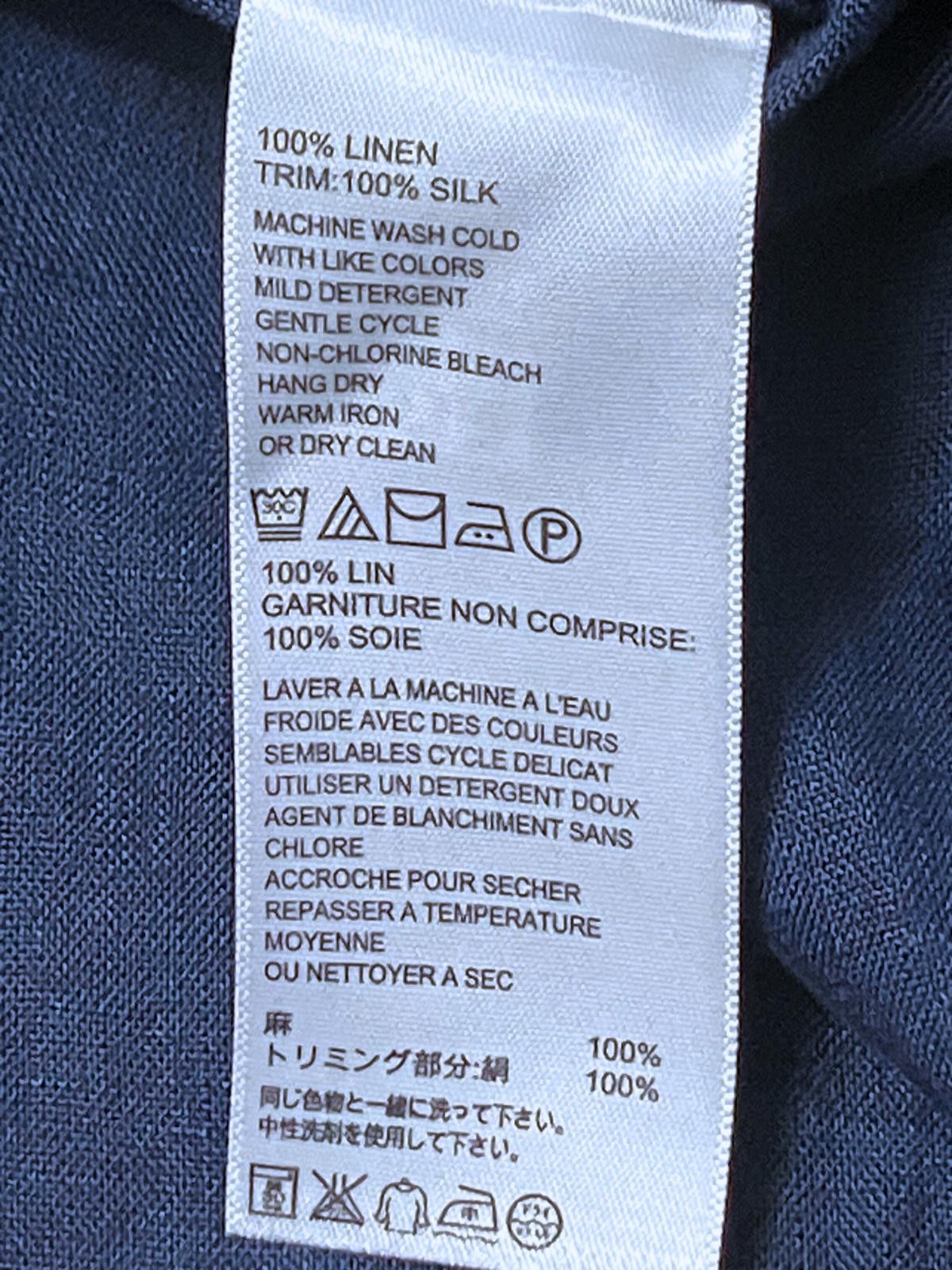 Tommy Bahama Tommy Bahama Linen Tunic Blue XL Relaxed Fit Size XL / US 12-14 / IT 48-50 - 8 Thumbnail