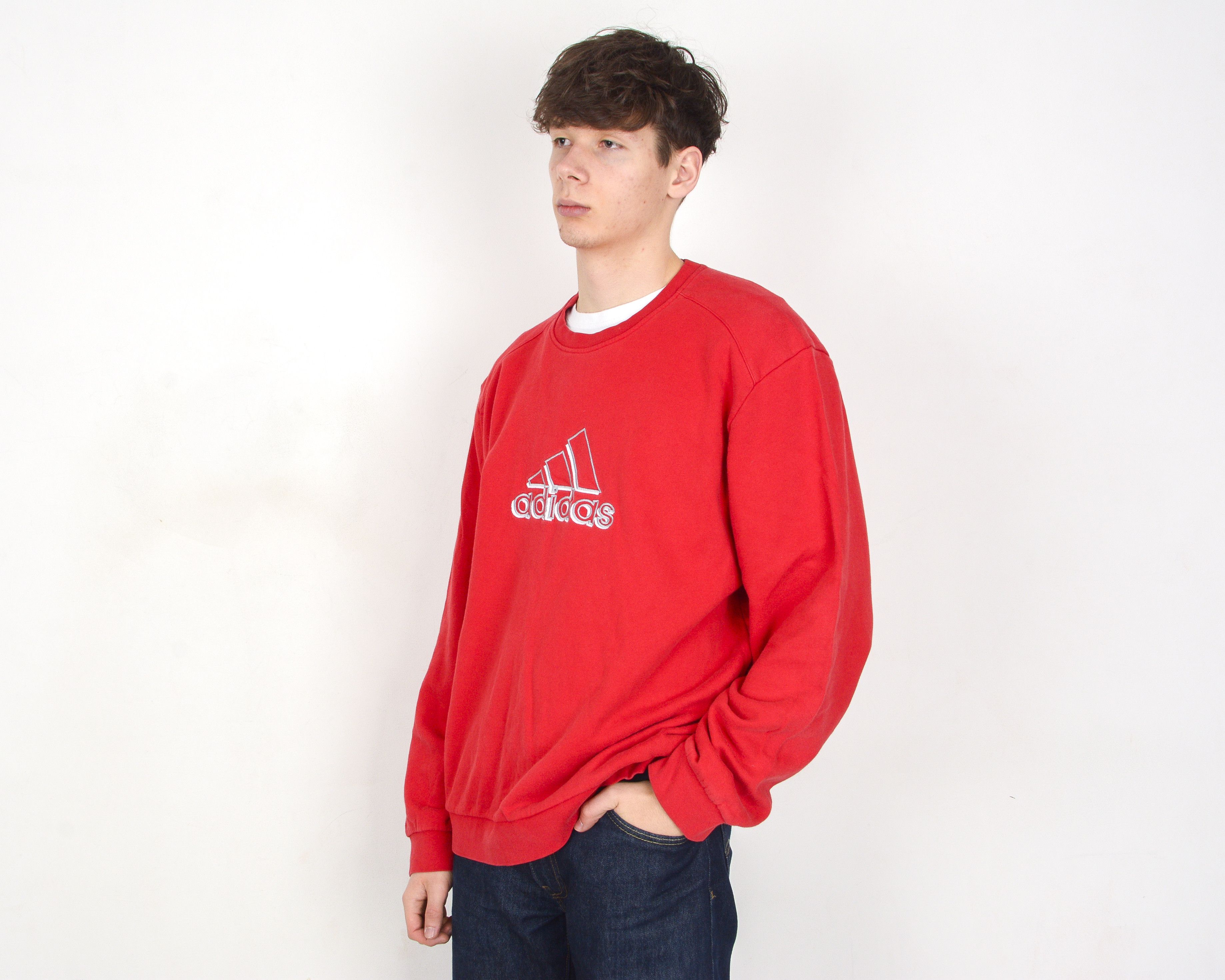 Adidas Vintage Men 2XL Sweatshirt Jumper 2005 Pullover XXL sweater Size US XXL / EU 58 / 5 - 3 Thumbnail