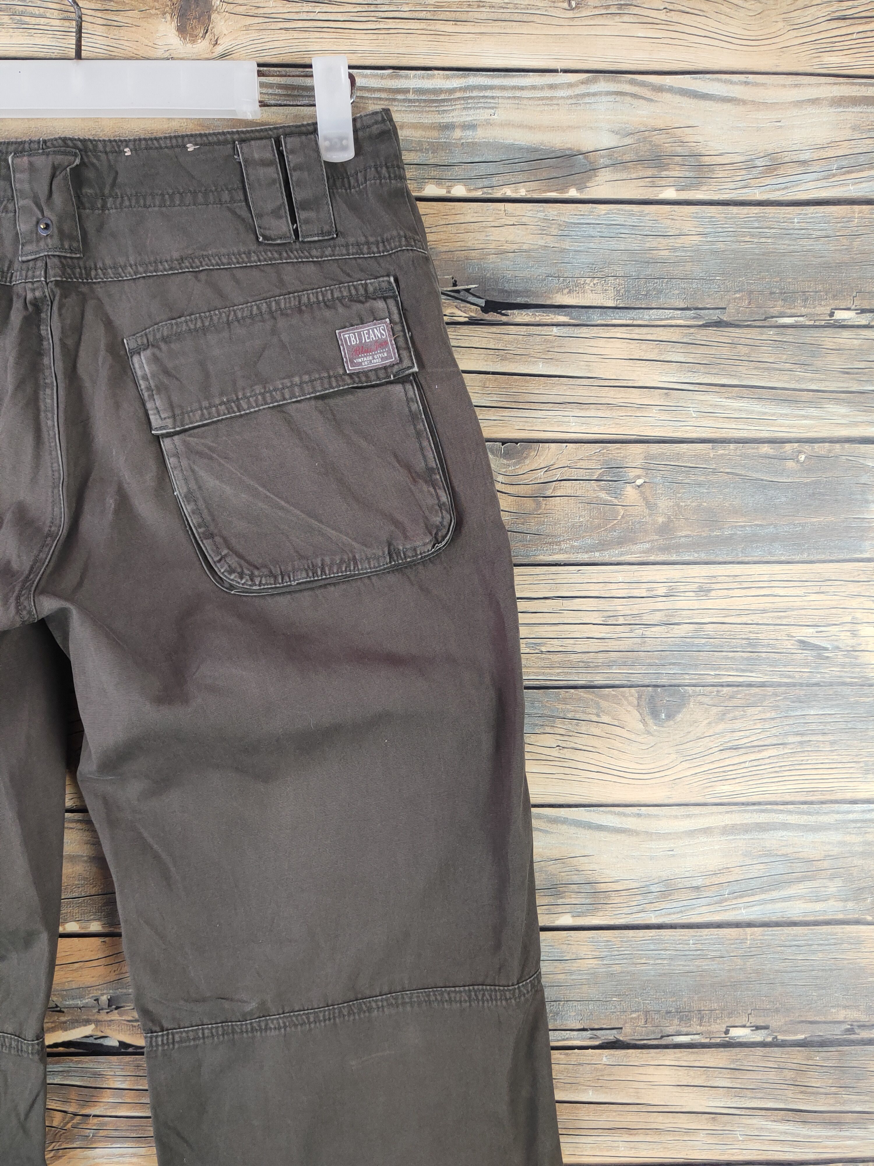 Japanese Brand DLL TBJ Jeans Brown Multipocket Tactical Cargo Pants #242 Size US 26 / EU 42 - 12 Thumbnail