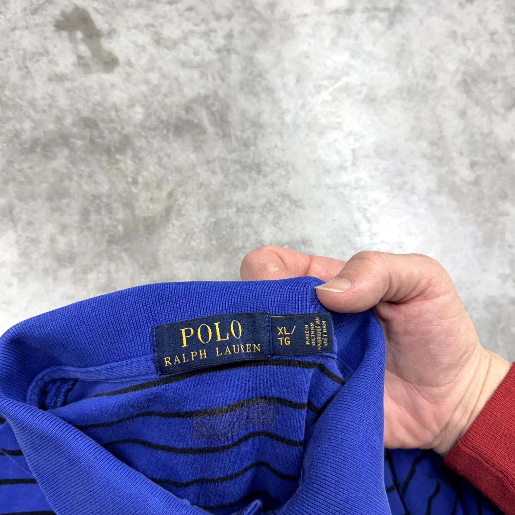 Polo Ralph Lauren Polo Ralph Lauren Polo Shirt Mens XL Blue Black Stripe Long Sleeve Casual Size US XL / EU 56 / 4 - 4 Thumbnail