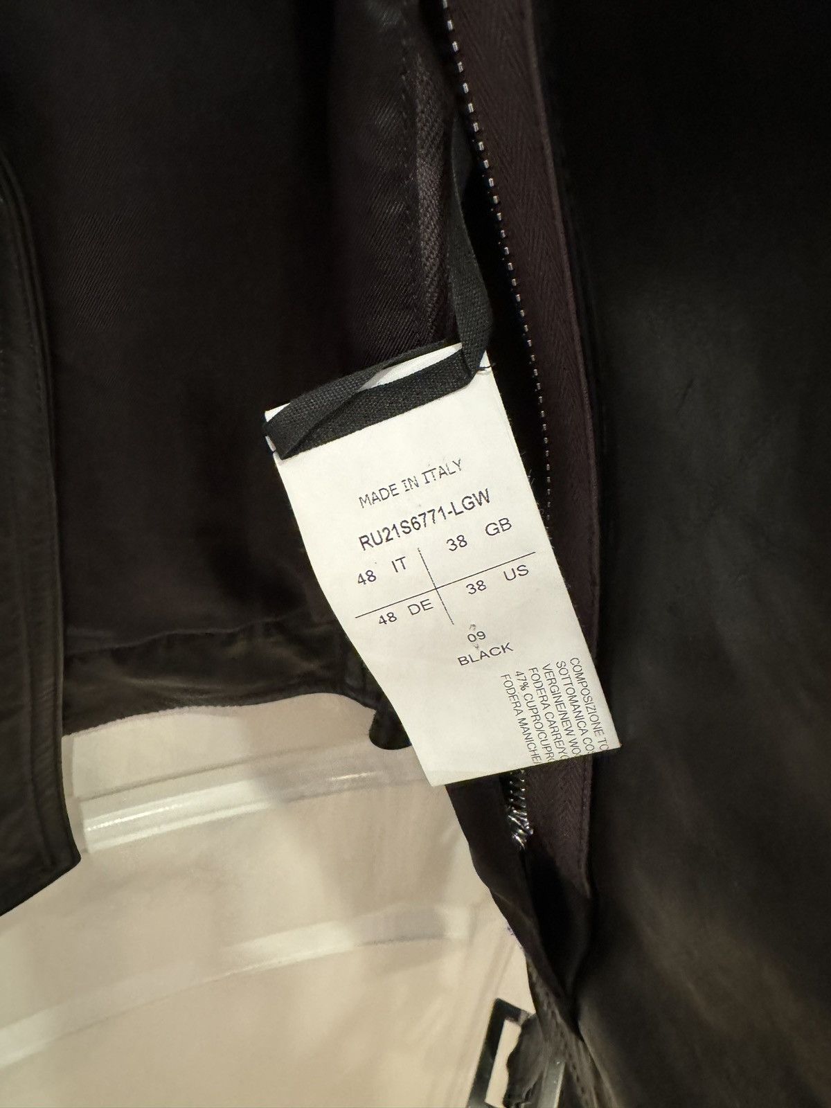 Rick Owens Rick Owens Luke Stooges Leather Jacket Size US M / EU 48-50 / 2 - 4 Thumbnail