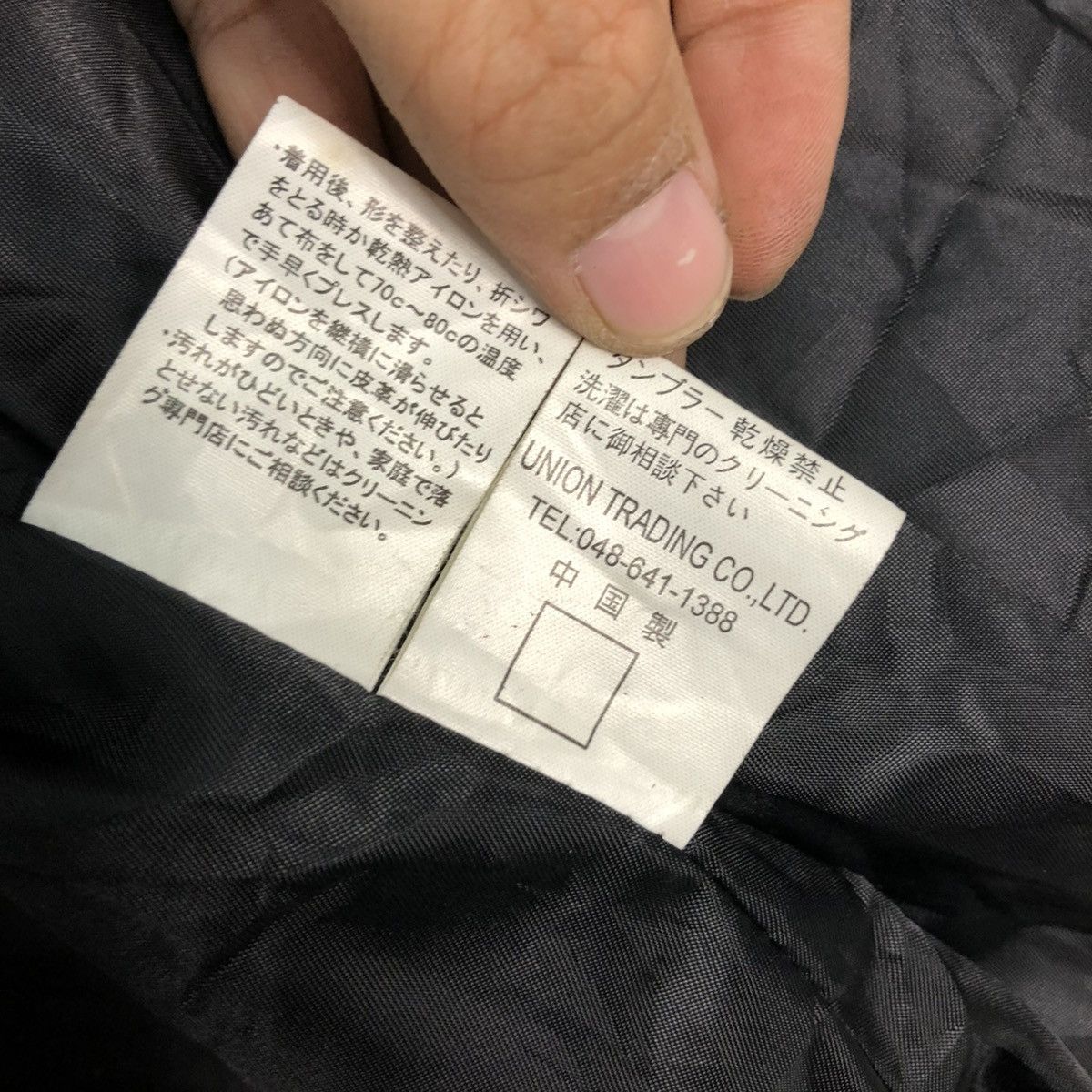 Japanese Brand 🔥VINTAGE BIKER LEATHER JACKET DOUBLE COLLAR PURETE Size US S / EU 44-46 / 1 - 22 Thumbnail