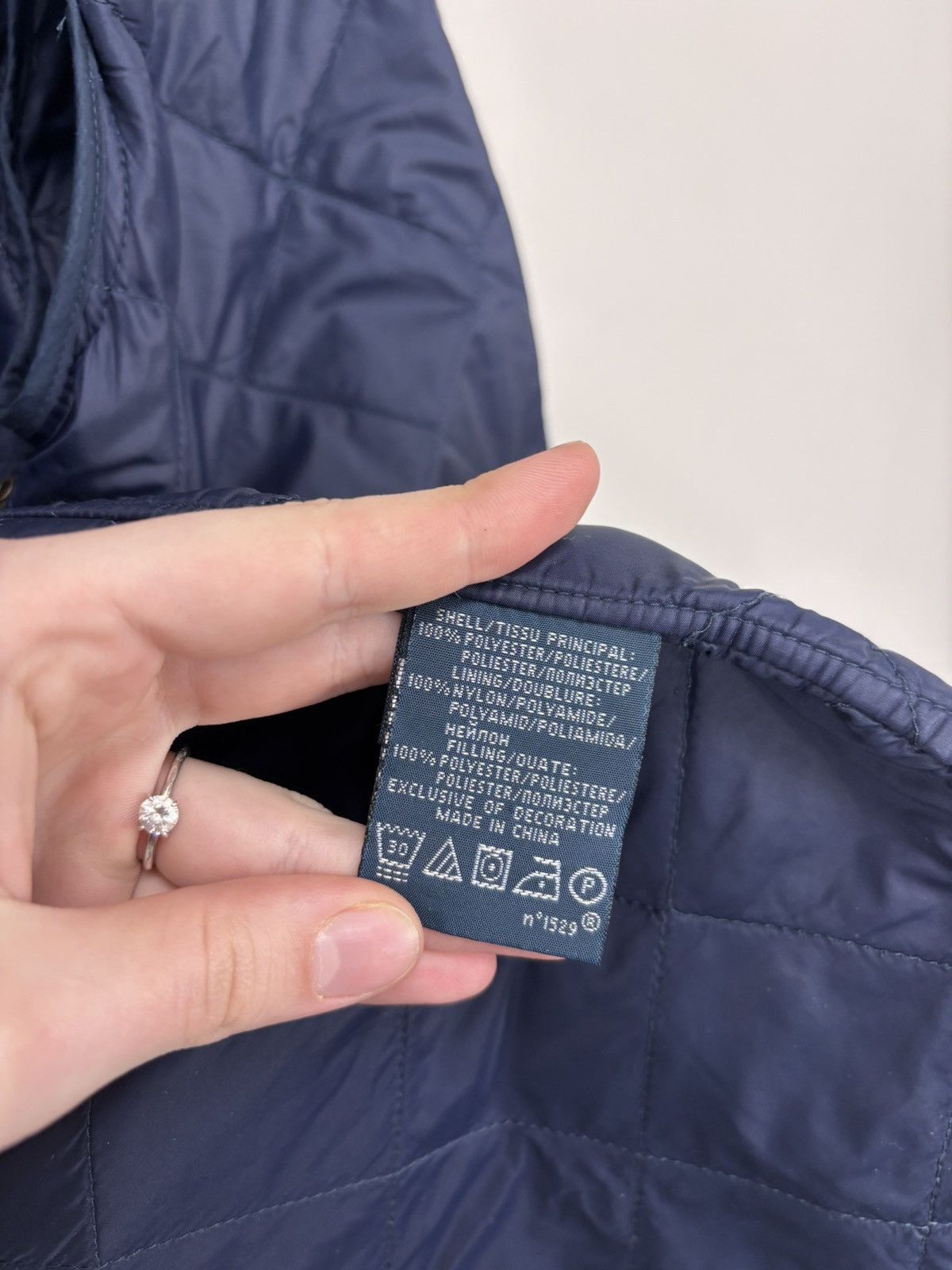 Polo Ralph Lauren Polo Ralph Lauren Men’s Navy Blue Diamond Quilted Jacket Size US S / EU 44-46 / 1 - 16 Thumbnail