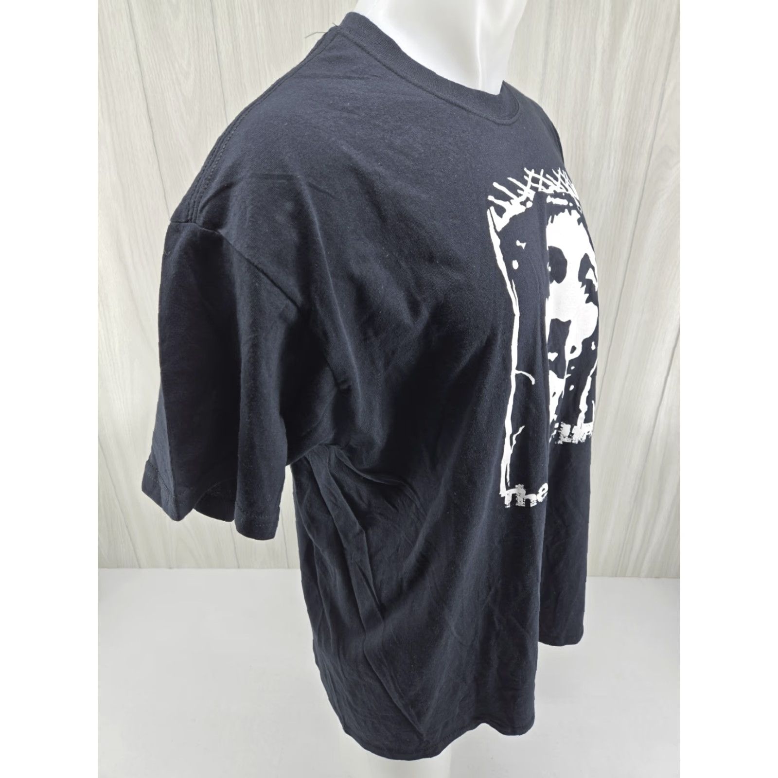 Gildan VINTAGE Gildan Jesus Bread of Life Graphic T Shirt Black XL Men's Crew Neck Short Sleeve Size US XL / EU 56 / 4 - 7 Thumbnail