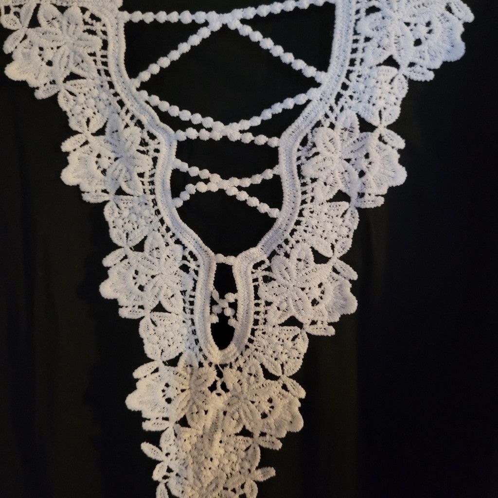 E. Marinella Eligante gray top with lace, size xl, nwot Size XL / US 12-14 / IT 48-50 - 3 Thumbnail