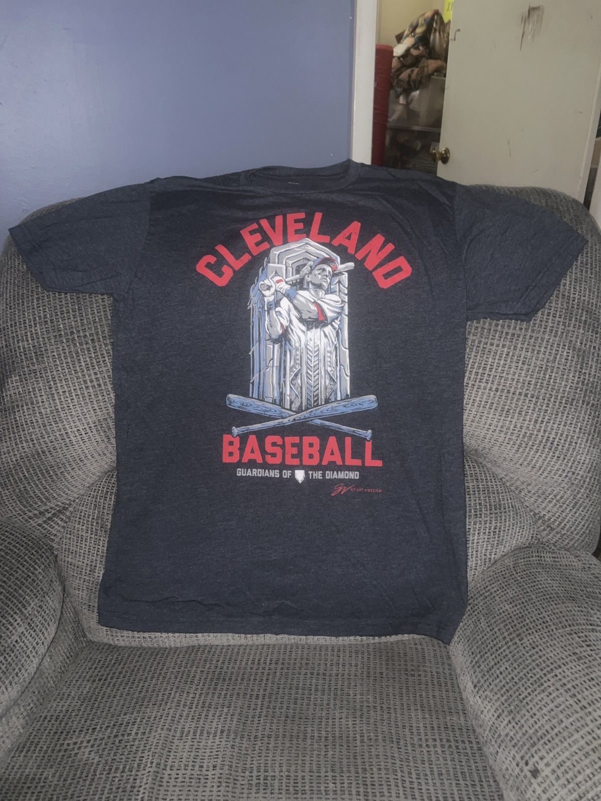 Hypebeast GV Art + Design Cleveland Baseball Guardians Of The Diamond Size US L / EU 52-54 / 3 - 1 Thumbnail