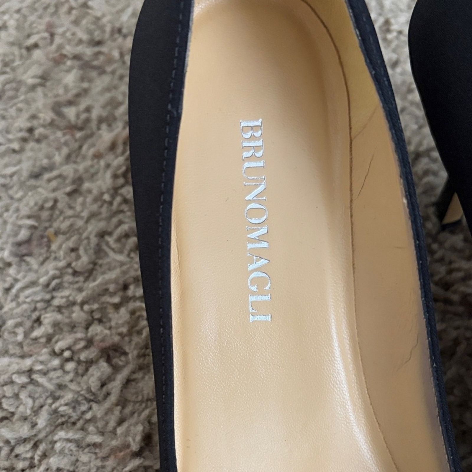Bruno Magli Bruno Magli Black Peep Toe Heels Size US 6.5 / IT 36.5 - 2 Thumbnail
