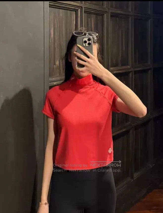 Chrome Hearts chrome hearts red short sleeve knit top. Size US S / EU 44-46 / 1 - 7 Thumbnail