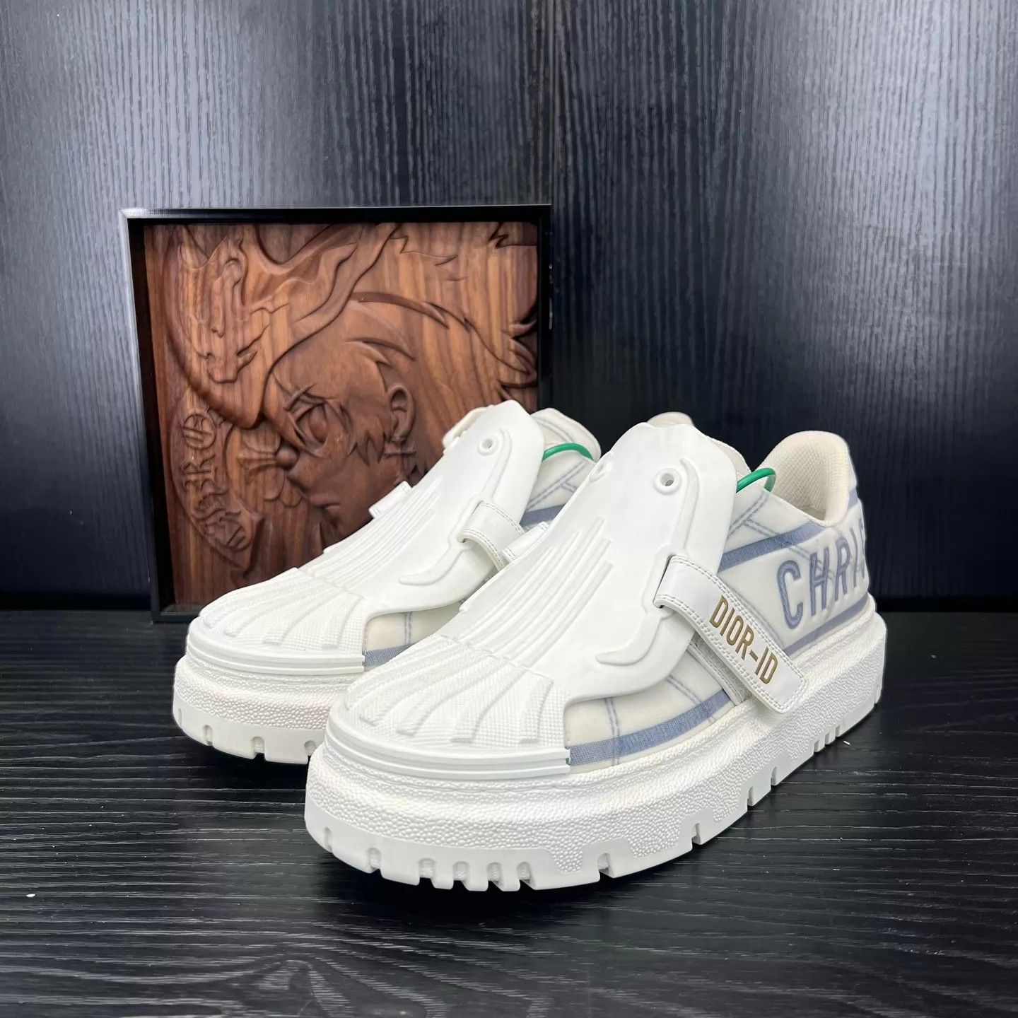 Dior Dior B23 Sneakers White Blue 38 Size US 7.5 / IT 37.5 - 1 Thumbnail