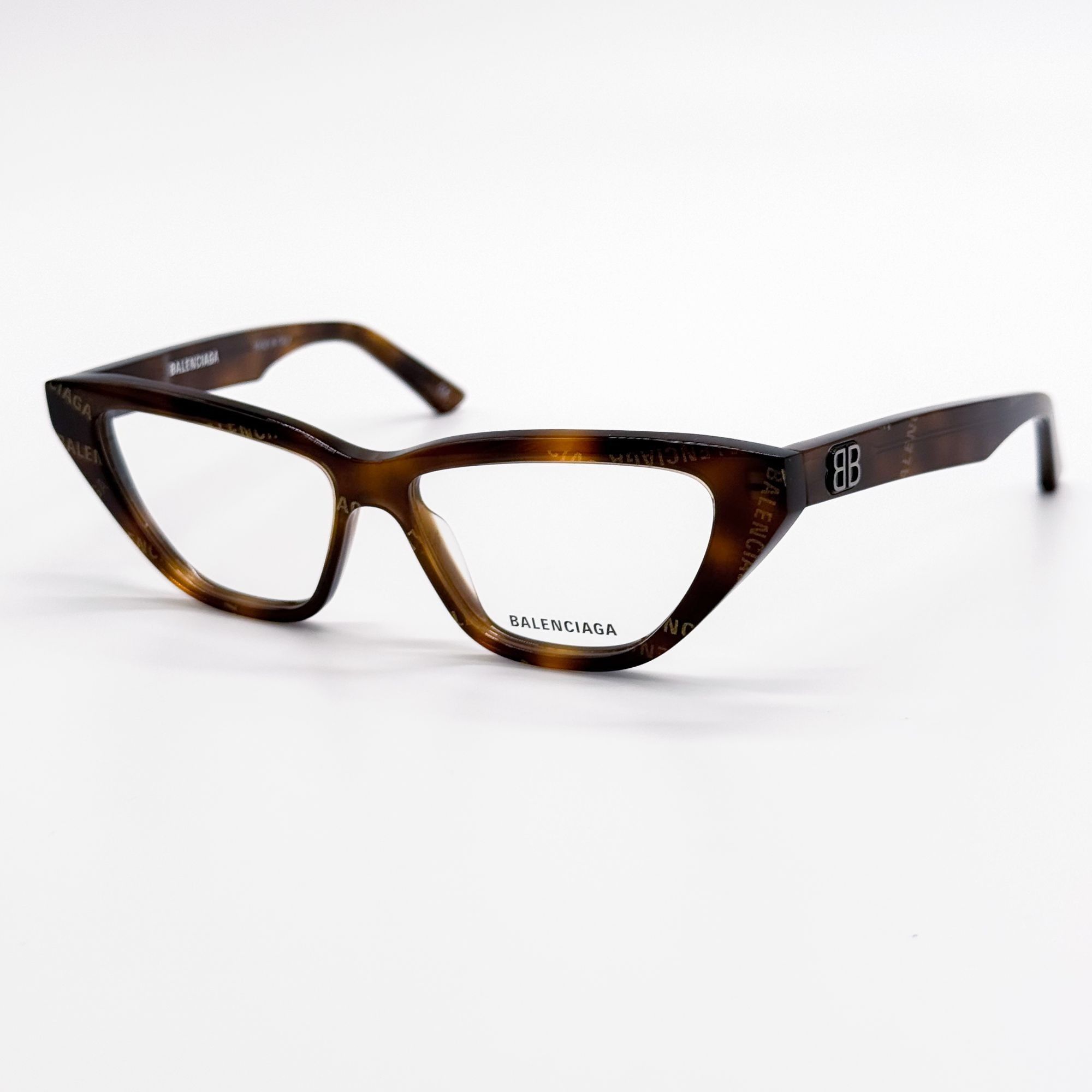 Balenciaga NEW BALENCIAGA EYEGLASSES BB0128O 002 CAT EYE HAVANA WOMEN E Size ONE SIZE - 2 Thumbnail