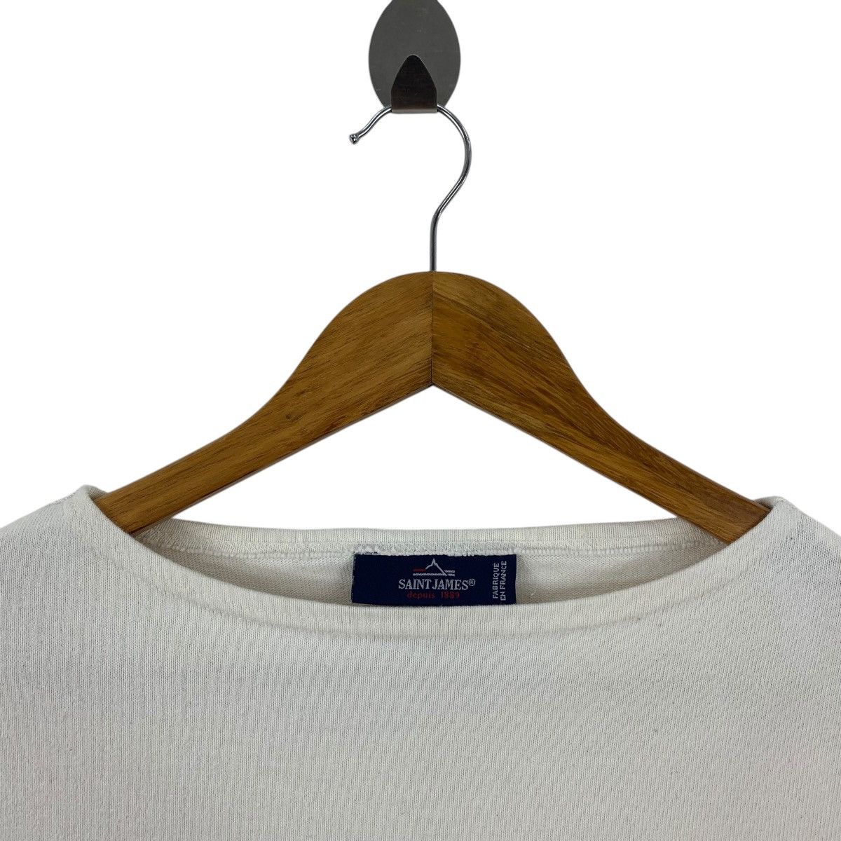 Saint James × Vintage Vintage SAINT JAMES Long sleeve plain tee Size US S / EU 44-46 / 1 - 8 Thumbnail