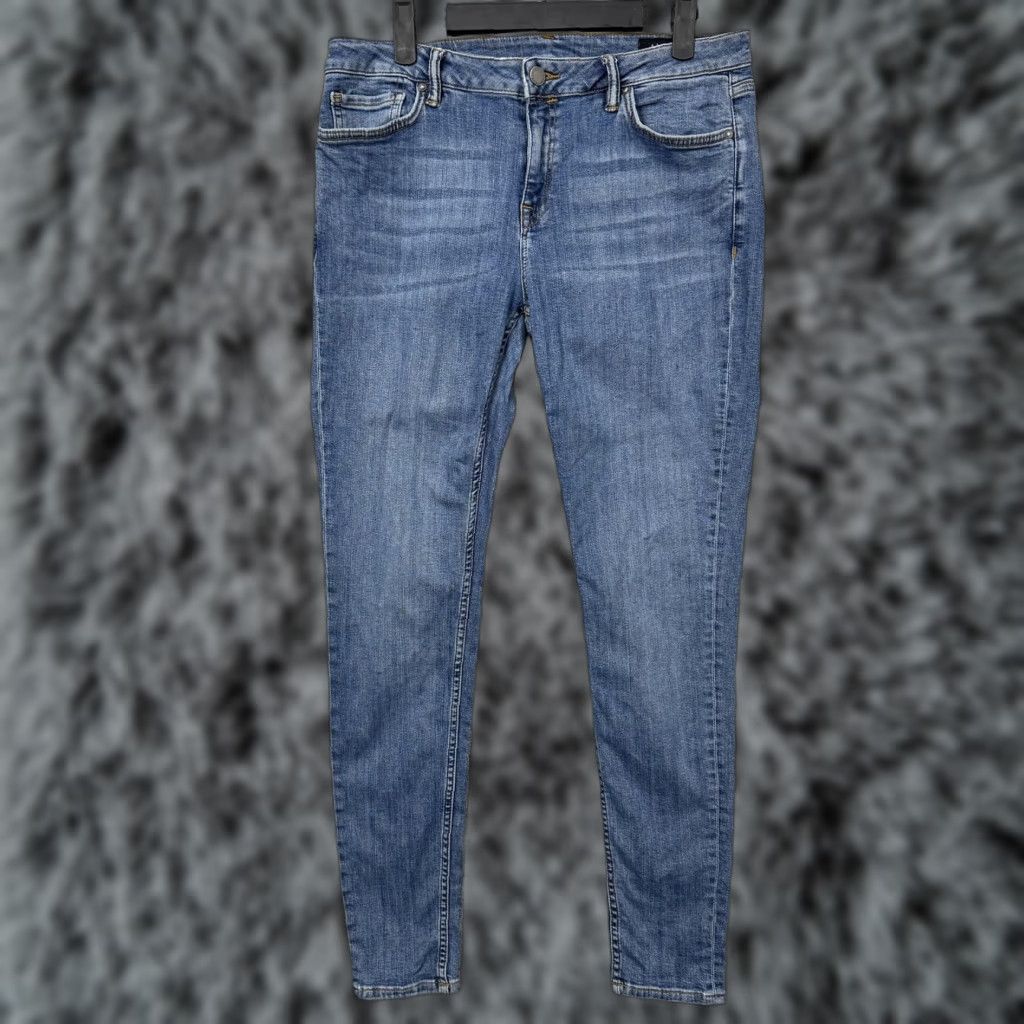 Allsaints AllSaints Mast Jeans Mens 32x28.5 Blue Skinny Low Rise Stretch Denim Casual Size US 32 / EU 48 - 1 Thumbnail