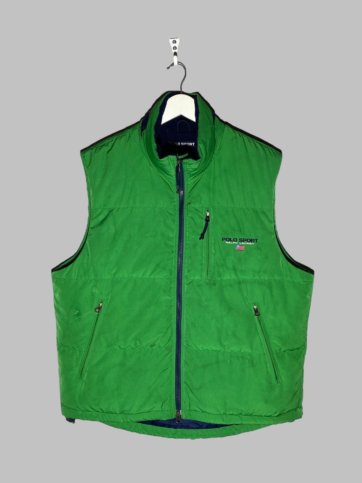 Polo Ralph Lauren × Vintage Vintage Polo Sport Down Vest Puffer Size US M / EU 48-50 / 2 - 1 Thumbnail