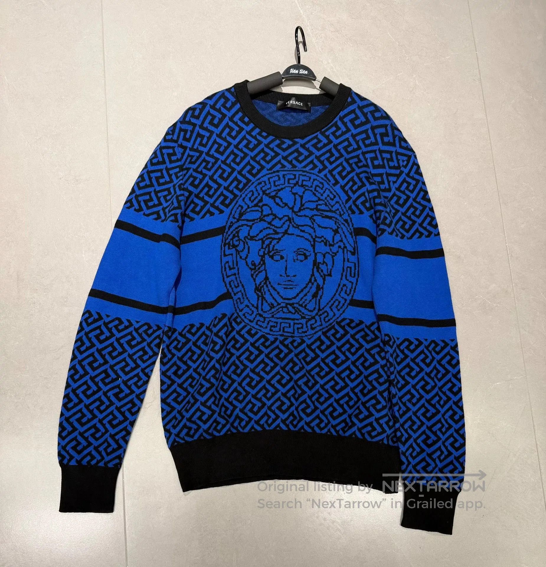 Versace Versace Medusa Wool Runway Knit Sweater. Size US L / EU 52-54 / 3 - 1 Thumbnail