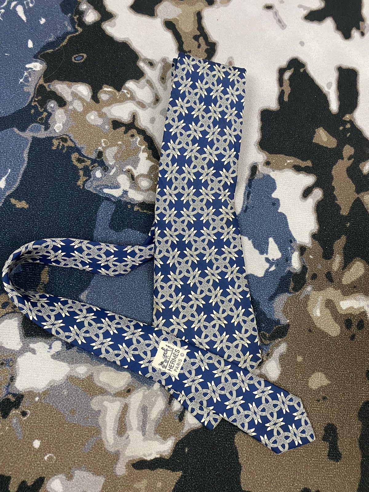 image of Hermes Ties in Blue, Men's