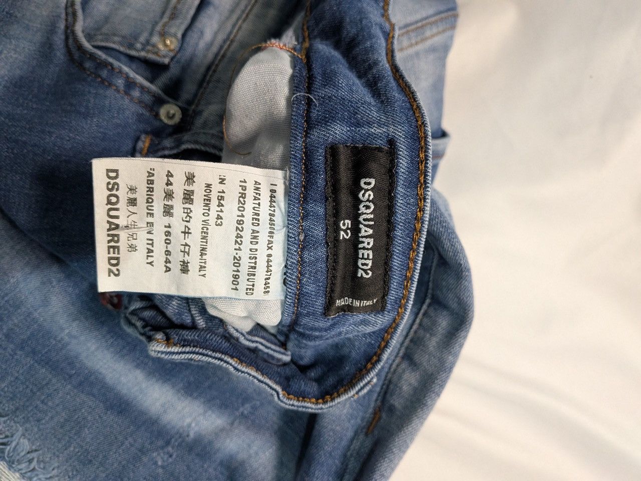 Dsquared2 Dsquared2 Slim Distressed Jeans Fits W32 L32 Denim Size US 32 / EU 48 - 16 Thumbnail