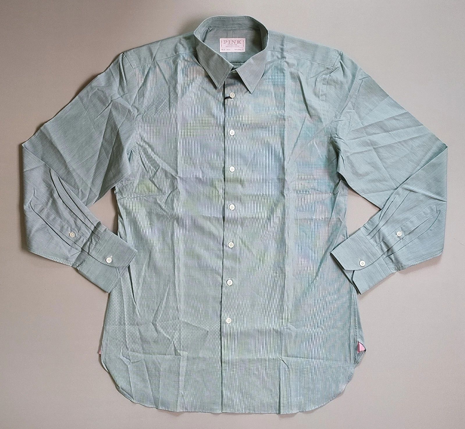 Thomas Pink Thomas Pink Tailored Fit Stripe Formal Shirt T 0015 Size US S / EU 44-46 / 1 - 2 Thumbnail