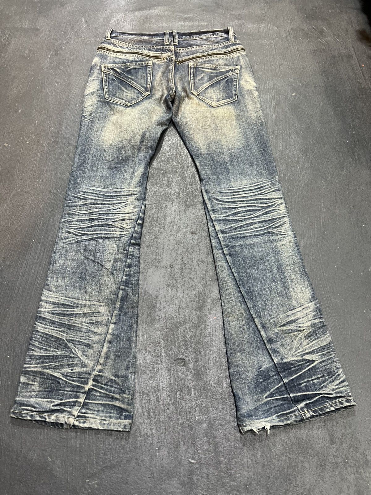 Michel Klein Michel Klein Flare Style Jeans Size US 30 / EU 46 - 7 Thumbnail
