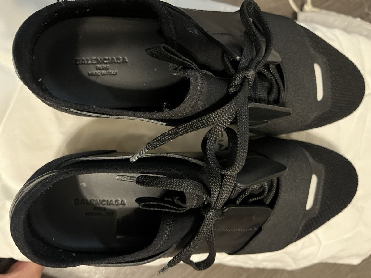 Balenciaga Balenciaga Race Runner Black/White EU38 Size US 8 / IT 38 - 5 Thumbnail