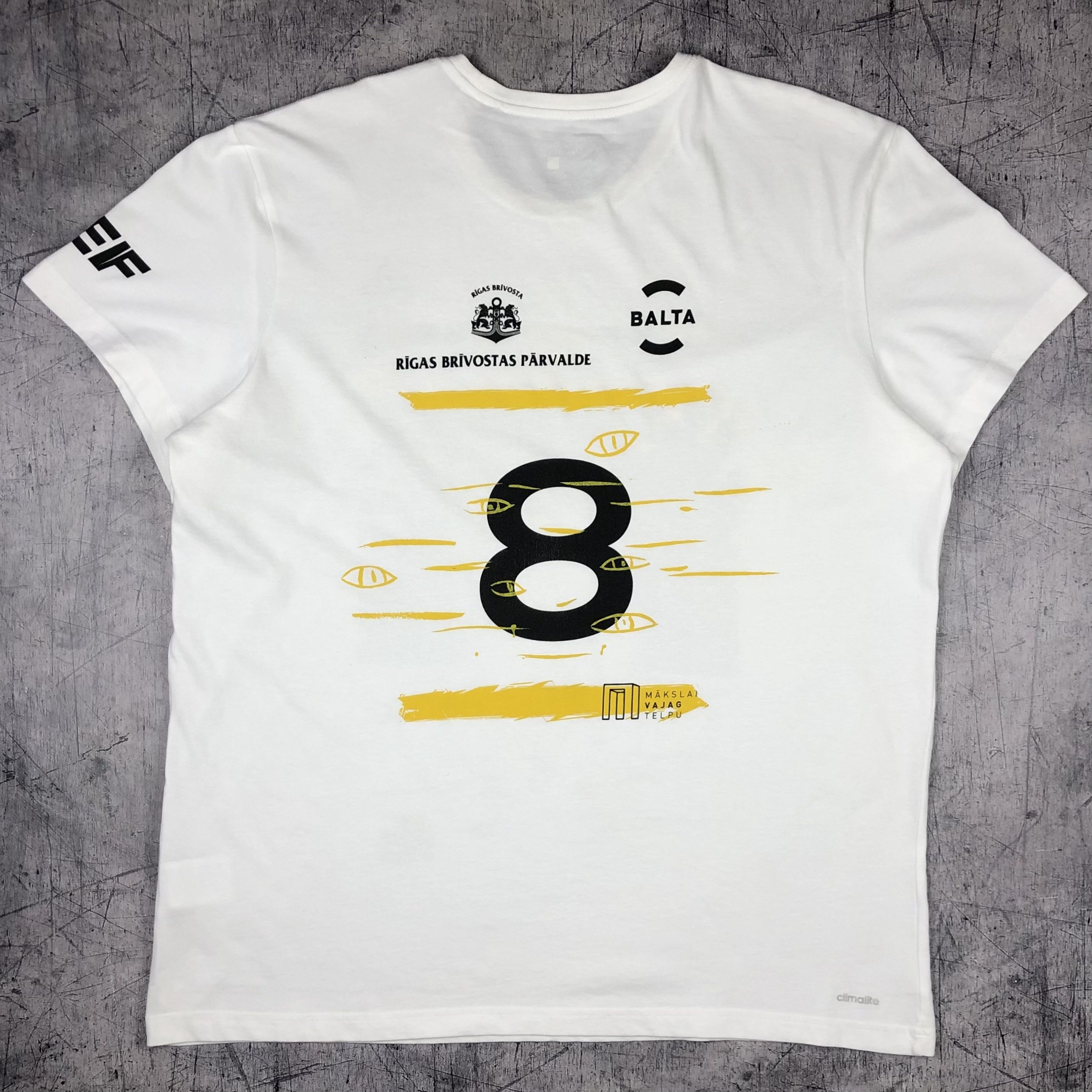Adidas Adidas Psycho Art Krasts Pret Krastu #8 VEF Balta Riga Tee Size US XL / EU 56 / 4 - 2 Thumbnail