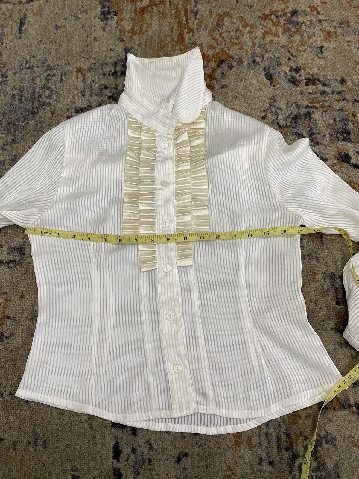 If Six Was Nine × Japanese Brand ISSEY MIYAKE YOHJI STYLE blouses alice & the pirates Size S / US 4 / IT 40 - 8 Thumbnail