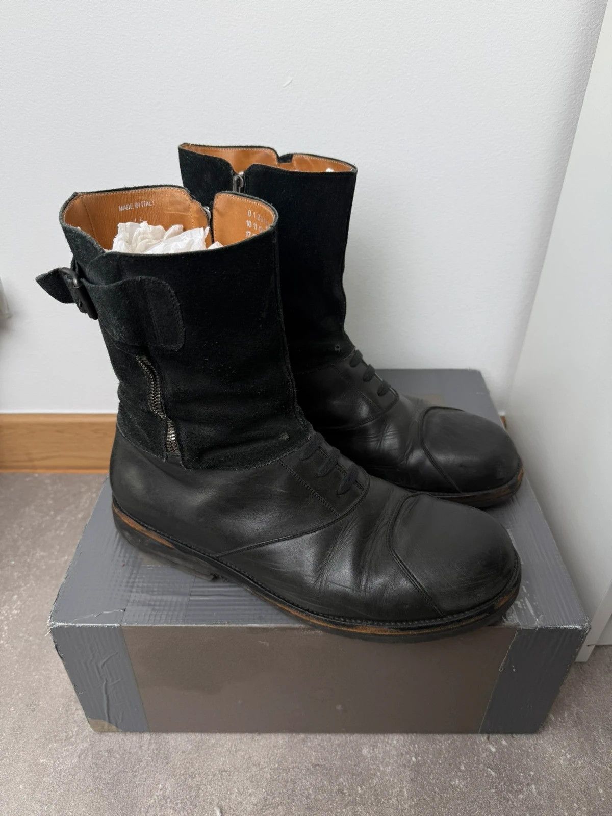 Maison Margiela Maison Margiela boots combat archive 2003s vintage rare Size US 12 / EU 45 - 3 Thumbnail