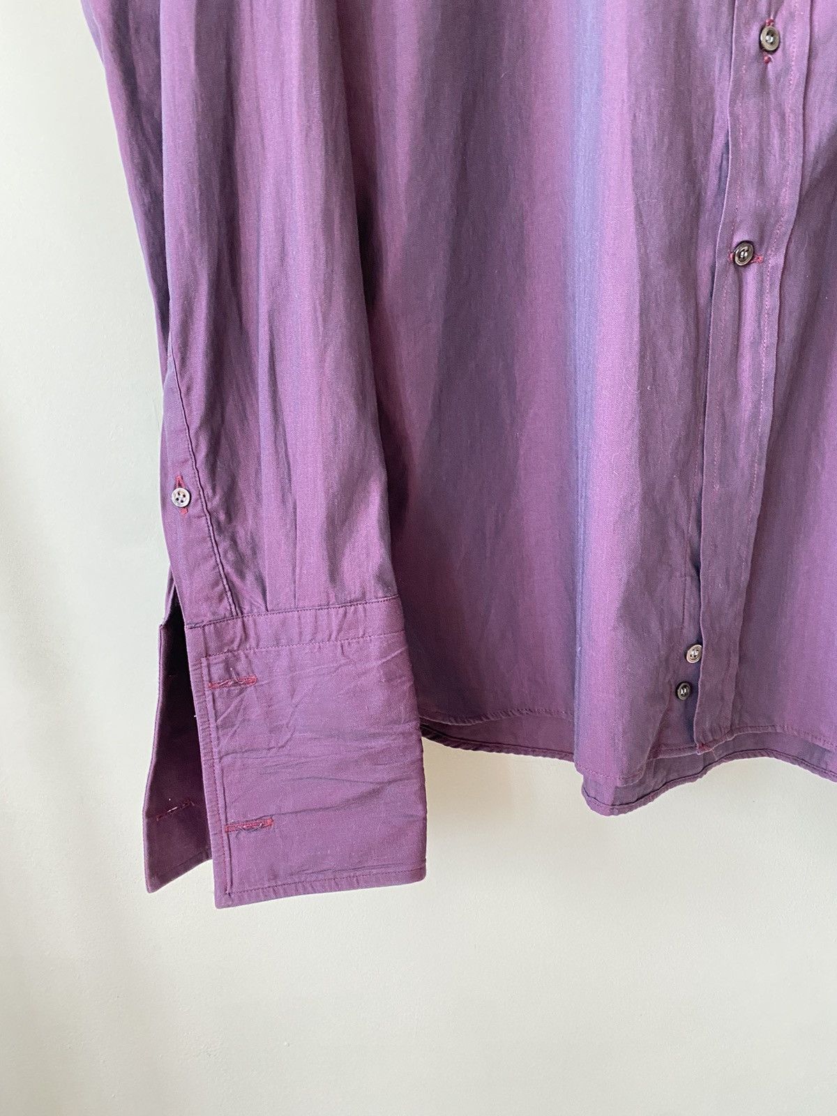 Canali Canali Vintage French Cuffs button up shirt 46/18 Size US XXL / EU 58 / 5 - 4 Thumbnail