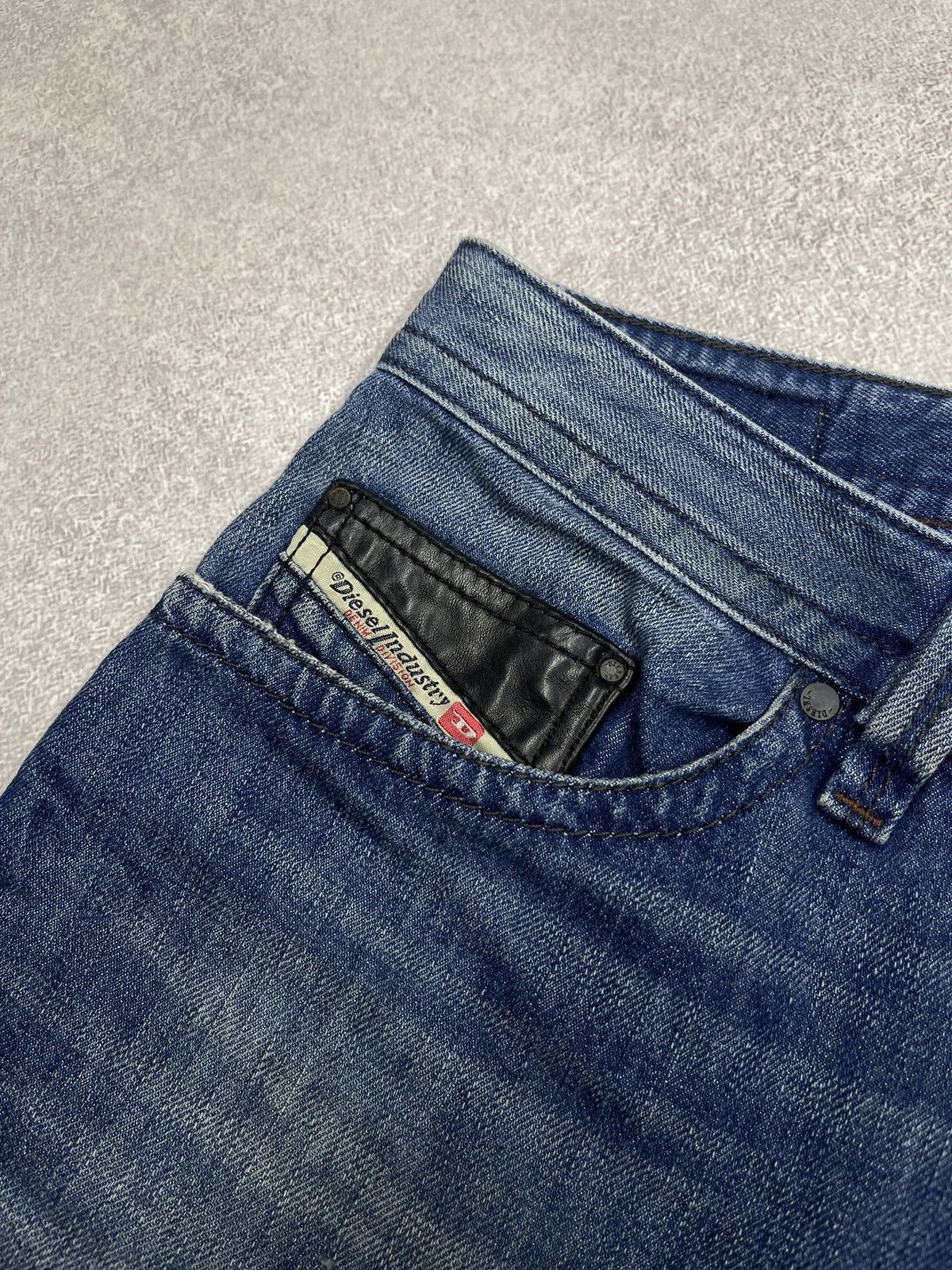 Diesel Mens Diesel Thavar Denim Jeans Blue Y2K Size US 32 / EU 48 - 8 Thumbnail