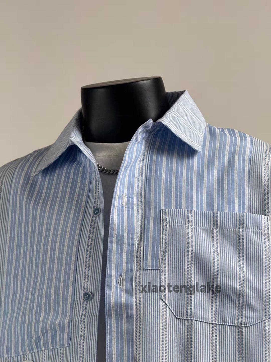 Designer Unisex outdoor utility striped yuppie loose y2k shirt Size US M / EU 48-50 / 2 - 5 Thumbnail