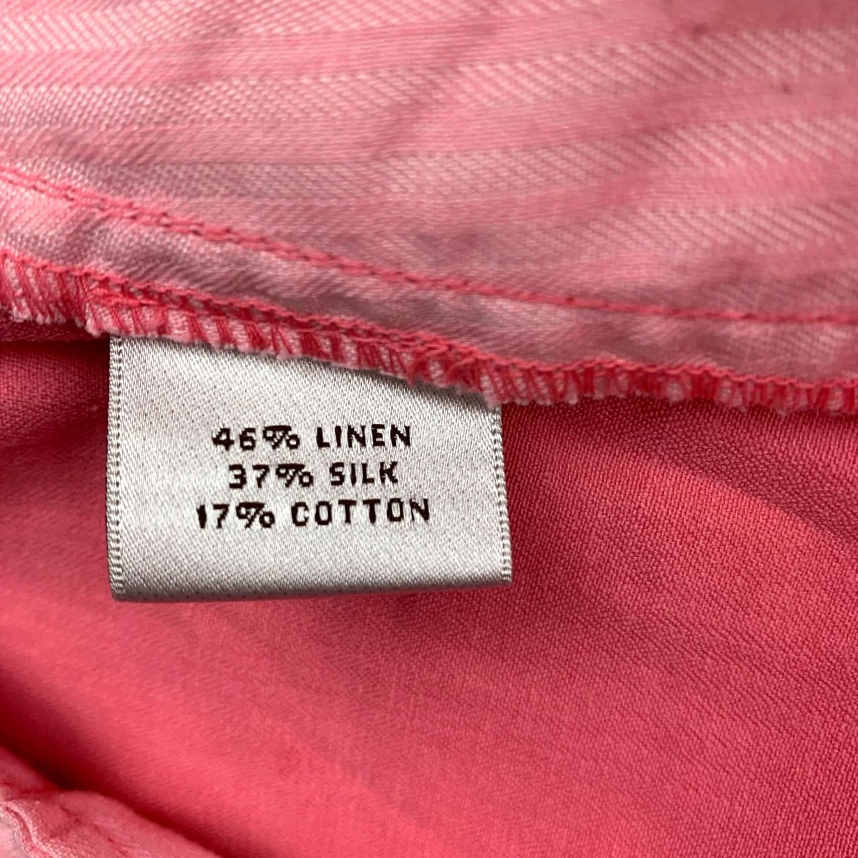 Peter Millar Peter Millar Men’s Chino Shorts Pink Flat Front 9in Inseam 38 Linen/Silk/Cotton Regular Mens Size US 38 / EU 54 - 4 Thumbnail