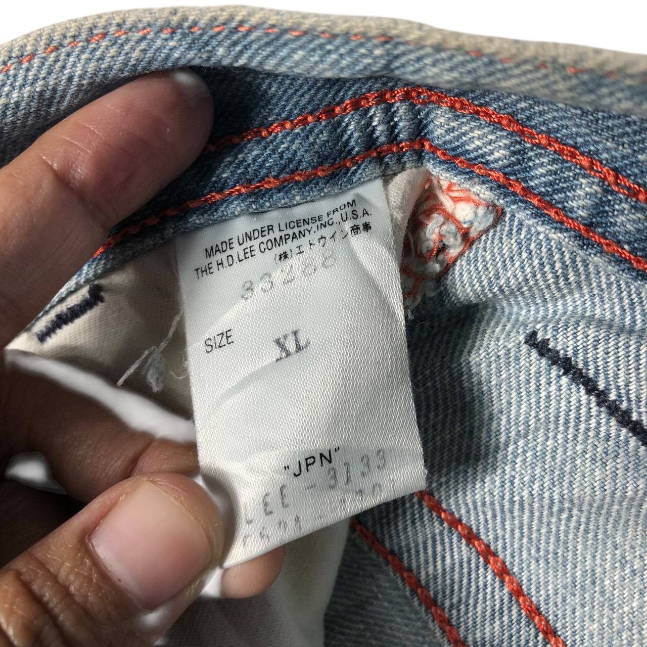 Lee Vintage Lee Distressed Light Wash Jeans Size US 38 / EU 54 - 11 Thumbnail