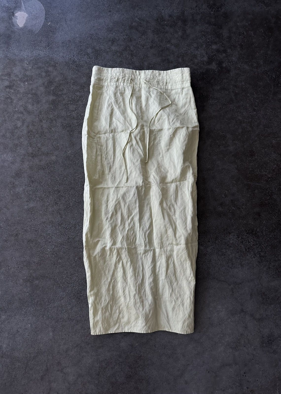 Jacquemus Ruched Drawstring Maxi Skirt Size 27" / US 4 / IT 40 - 6 Thumbnail