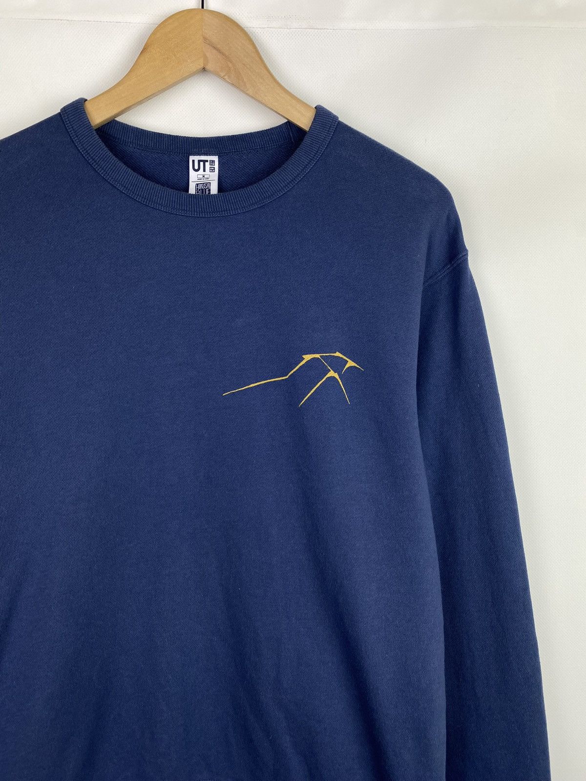 Japanese Brand × Uniqlo Uniqlo Hokusai Blue Japanese style sweatshirt pullover Size US M / EU 48-50 / 2 - 5 Thumbnail